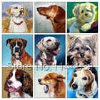 5d алмазная вышивка сделай сам с животными, полная алмазная живопись, вышивка крестиком, Хаски, собака, оформление дома, рождественский подарок