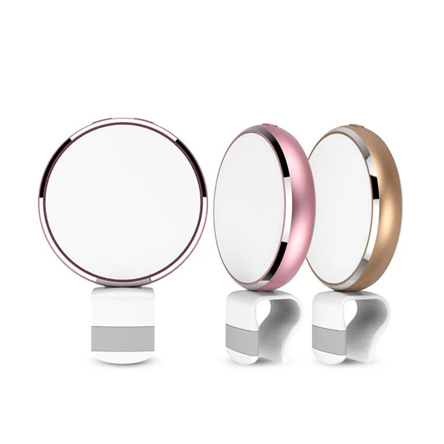 Мини перезаряжаемая светодиодная вспышка для селфи с зеркальной фотовспышкой