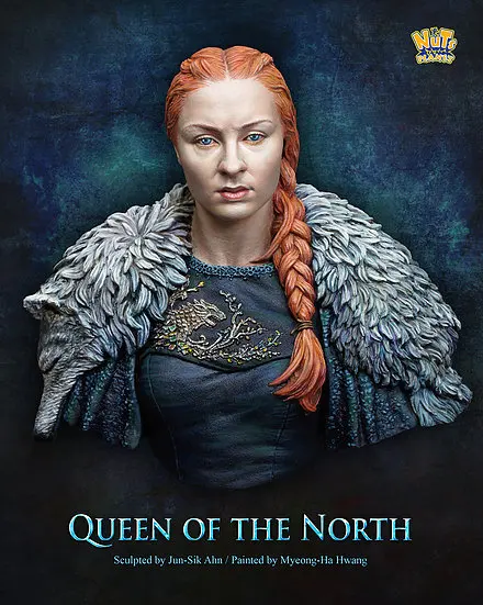 Фигура из смолы 1/10 Queen of the North грудь GK фильмы без покрытия цвета|queen figure|queen offigure bust |