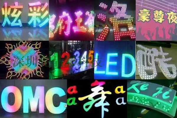 Outdoor advertising signs lights Pixel Light Module UCS1903 LED pixel exposed light string Waterproof IP65 12mm 50pcs | Лампы и