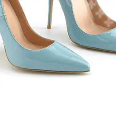 Brand Shoes Women Red High Heels 12 CM Women Wedding Shoes Black Nude High Heels - Color: 8cm