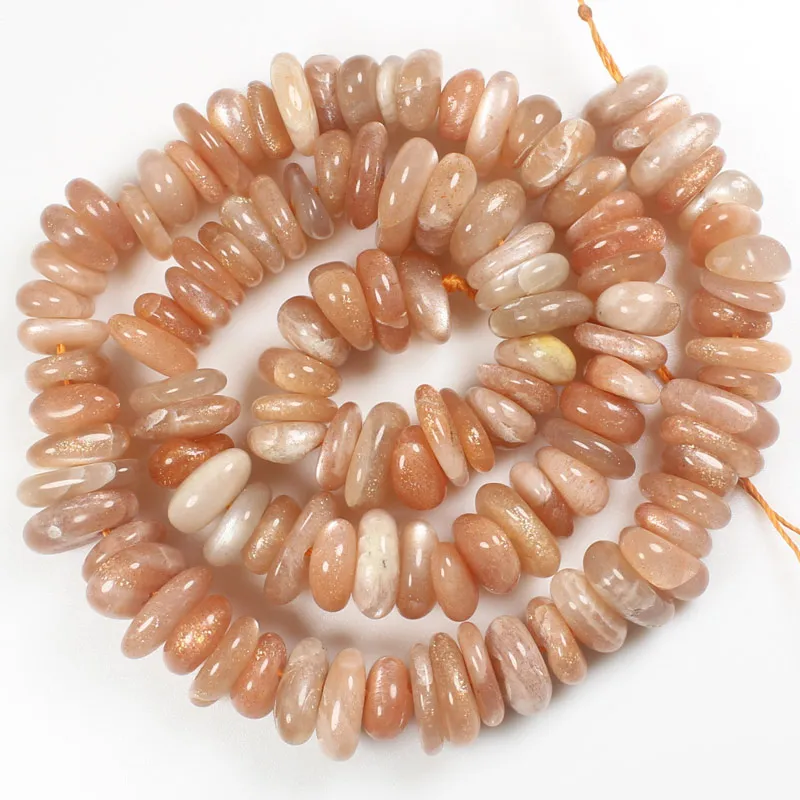 Gold sunstone Бусины из натурального камня 15 дюймов, нестандартный Rondelle 9-12 мм Sunstone, Aquamarines, апатит, гранат, для изготовления ювелирных изделий своими руками - Цвет: Gold sunstone