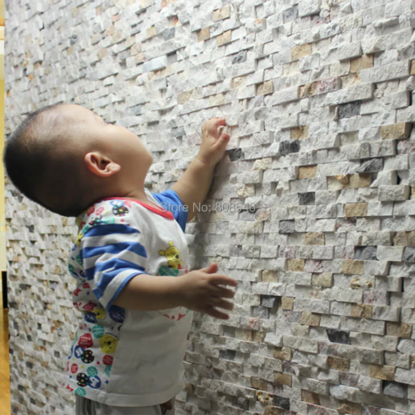 Простая мозаичная плитка из натурального мрамора для гостиной зала столовой