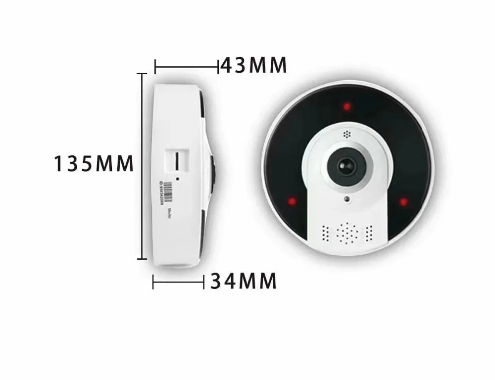 Новинка 2017 года 960 P 3D VR WI-FI IP Камера панорамного обзора 360 градусов Ночное видение