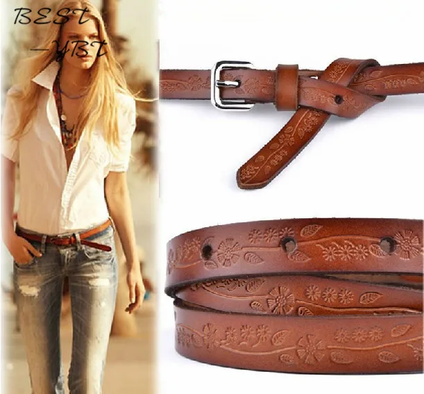 Женский пояс из свиной шкуры винтажный с резным цветком|women belt|belt stylesvintage woman belt |