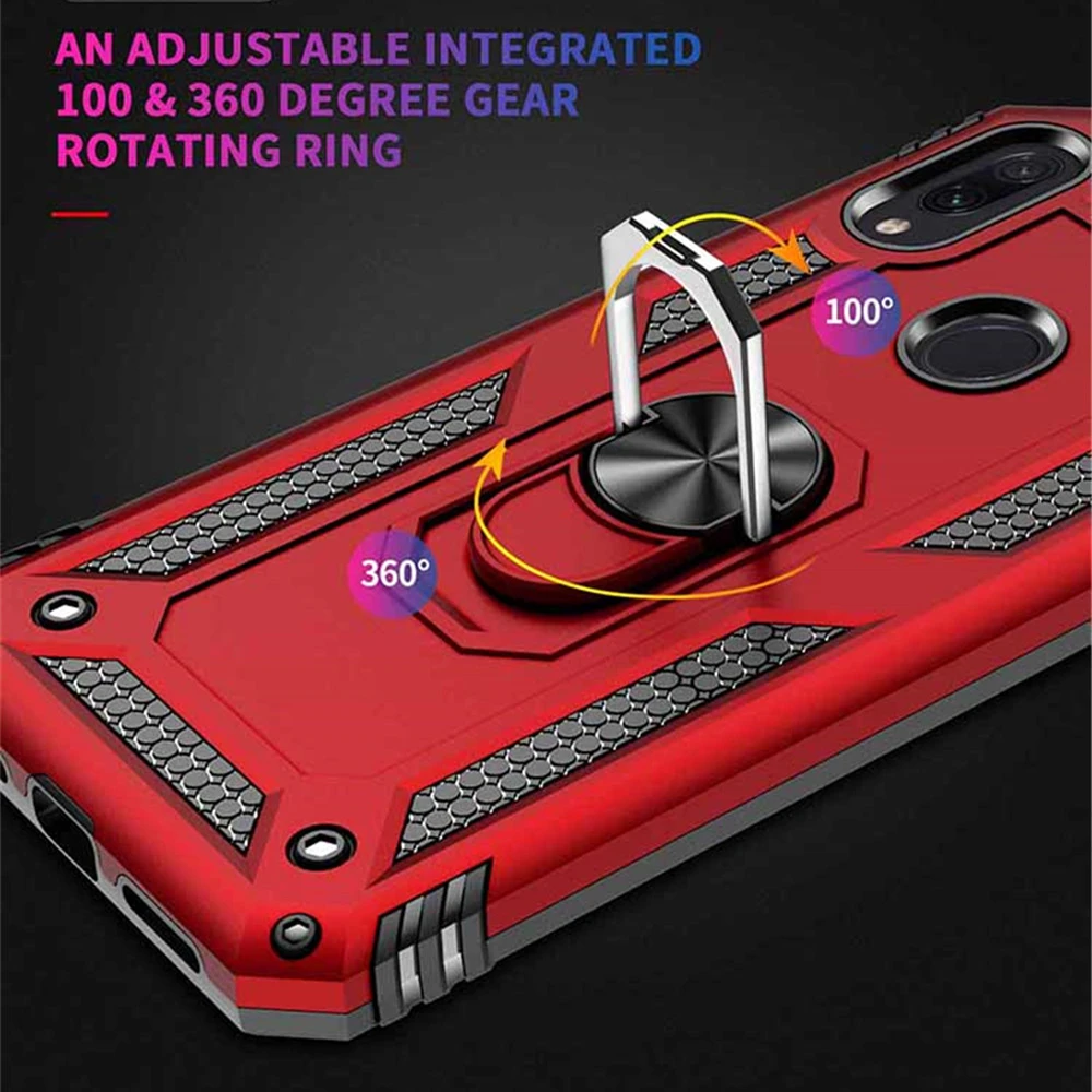 Metal Magnetic Ring Case For Samsung Galaxy A70 A50 A80 A90 A60 A40 A30 A20 A10 A40S A20E A10E Shield Shockproof Cover | Мобильные