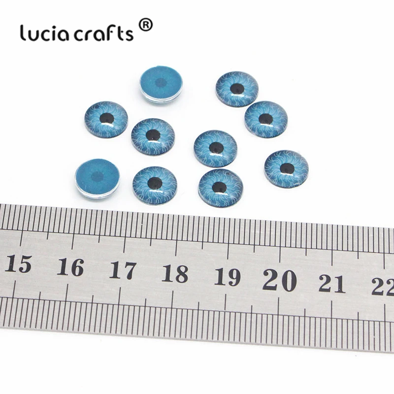 Lucia crafts, 12 шт., 12 мм, кукла, не подвижные глаза(без самоклеющихся), игрушки для рукоделия, аксессуары для скрапбукинга K0913