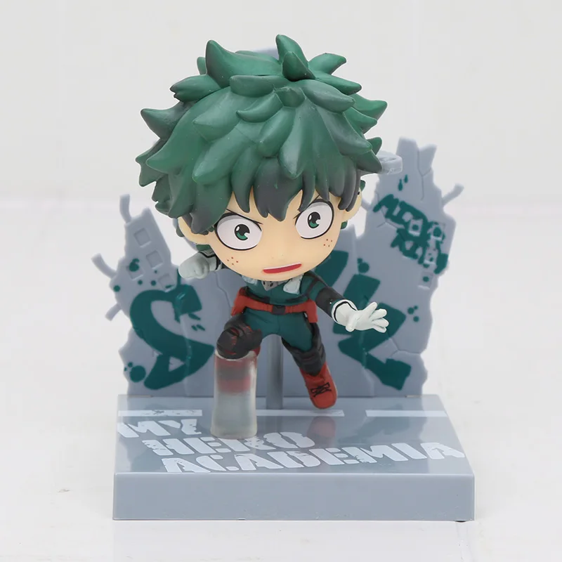 Мой герой Academia фигурка Midoriya Izuku Todoroki Shouto no Hero Academi фигурка игрушки Brinquedos Figurals коллекция подарок - Цвет: green  no box