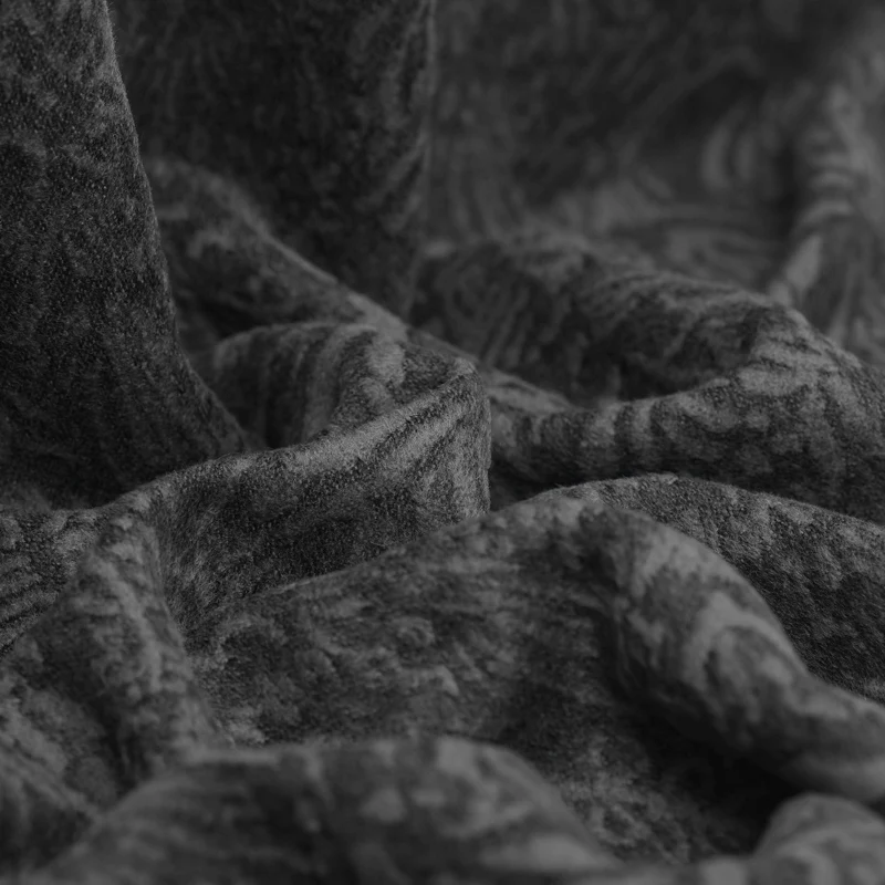 155 см широкая серая жаккардовая шерстяная ткань чистая высокого класса на заказ