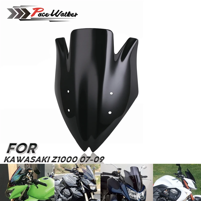 Экран для ветрового стекла мотоцикла Kawasaki Z1000 Z 1000 2007 2008 2009 | Автомобили и