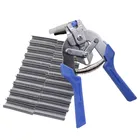 1 шт. зажим для клетки плюс 600 шт. M-образные гвозди плоскогубцы для сборки металлической клетки маникюрный костюм оборудование для кормления домашней птицы