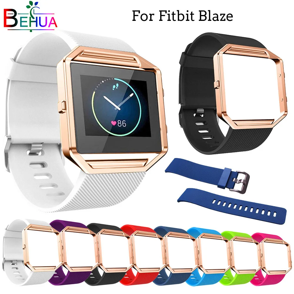 

For Fitbit Blaze Soft Silicone Sport WatchBands Replace Strap Bracelet bracelet for Fitbit Blaze Stylish smart watch accessories