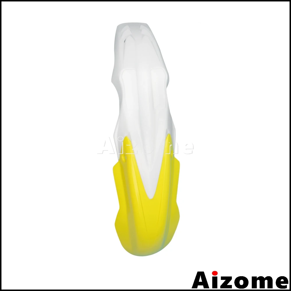 Универсальное желтое белое переднее крыло для внедорожника мотоцикла Suzuki Модель