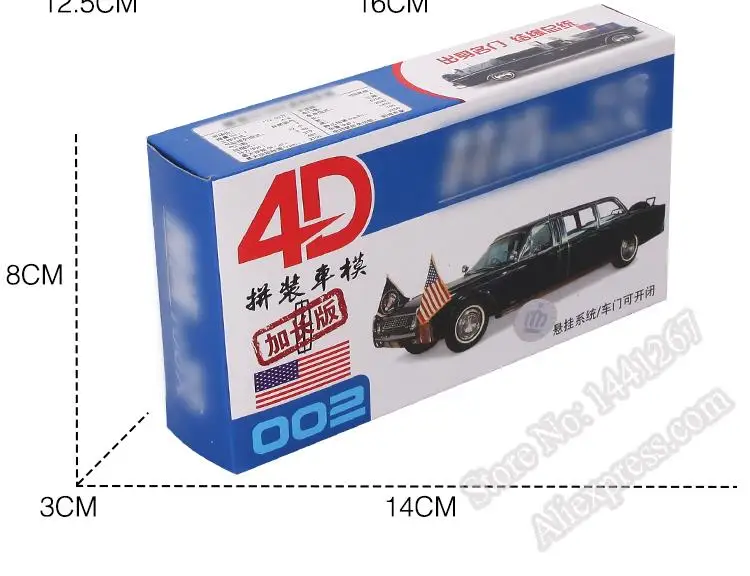 8 шт./компл. 1: 87 4D растягивающиеся лимузины Делюкс автомобиль пластик собрать Chevrolet Hummer модель детских игрушек