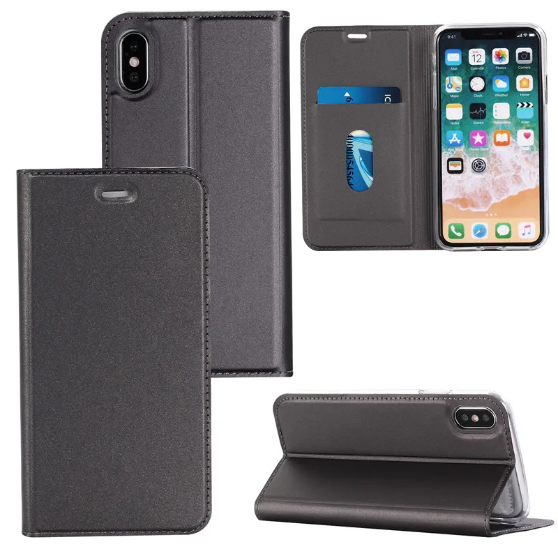 Чехол ZEALLION для iPhone 5, 6, 6s Plus, 7, 8, 11 Pro Plus, X, XR, XS Max, Магнитный кожаный флип-держатель для карт, чехол для телефона