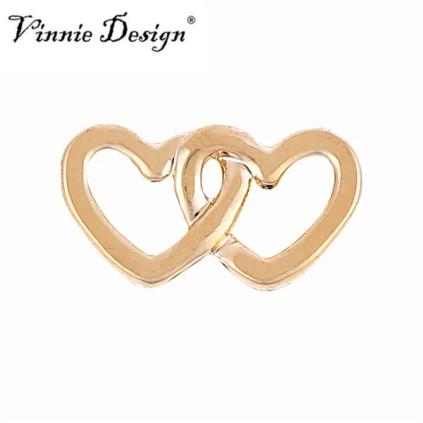 Vinnie дизайн ювелирных изделий Блокировка Сердце слайд амулеты подходят для
