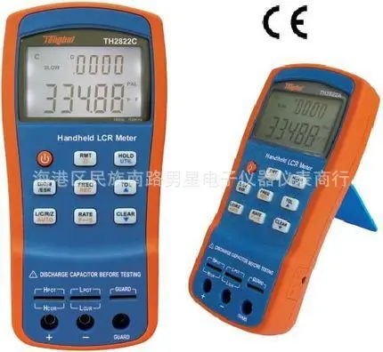 

Fast arrival Handheld Digital LCR meter TH2822C Capacitance inductance resistance tester 100KHz