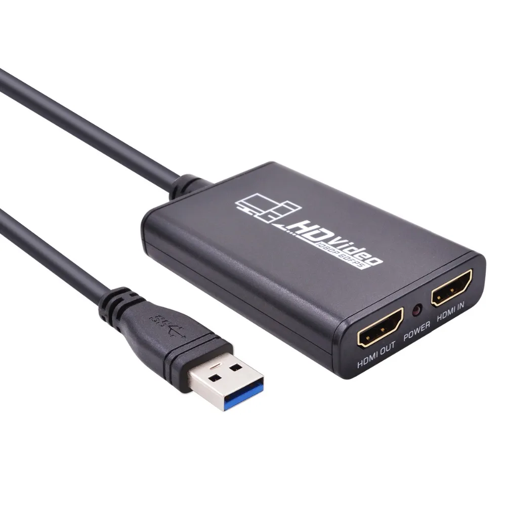 Elistooop 1080P USB 3 0 конвертер ТВ тюнер аудио игра видеозахват карта HDMI Full HD Захват