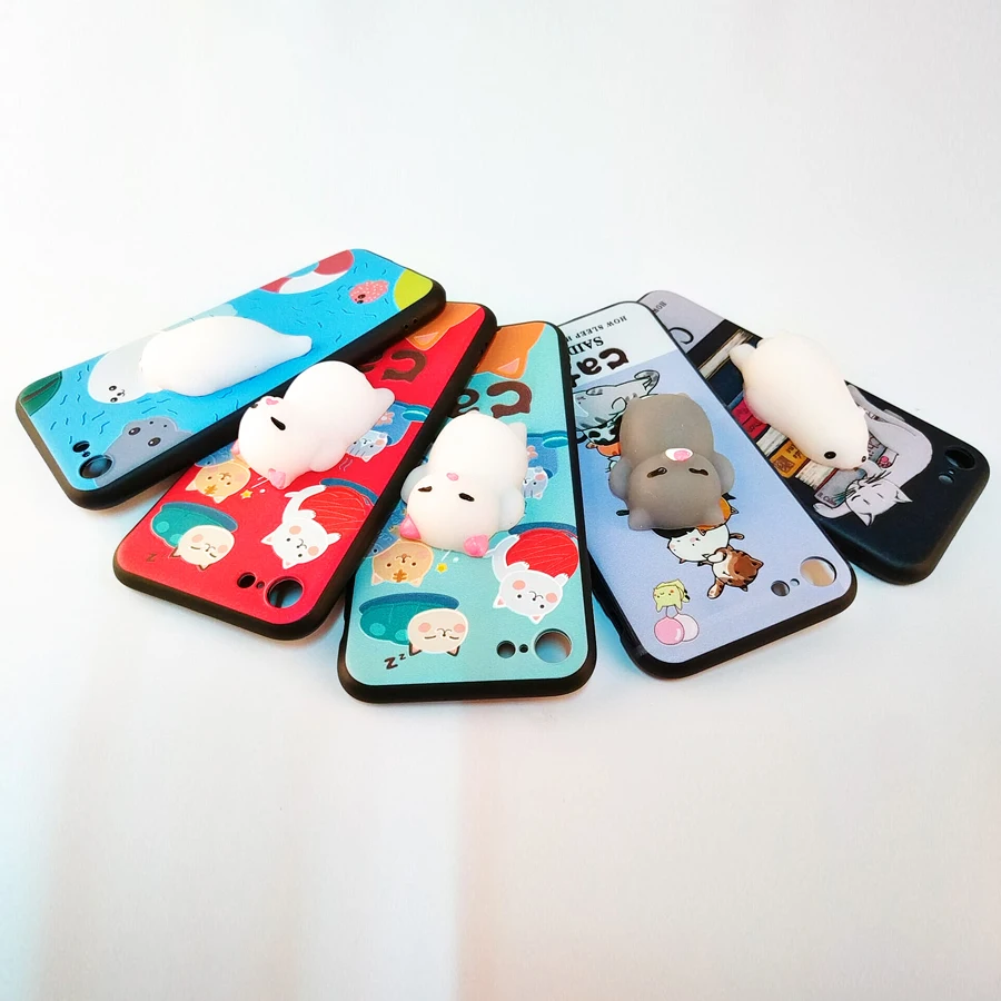 LANCASE For iPhone 6s Case 3D Cartoon Squeeze Stretchy Funny Cute iphone Cover Coque Lovely Toy 6 |