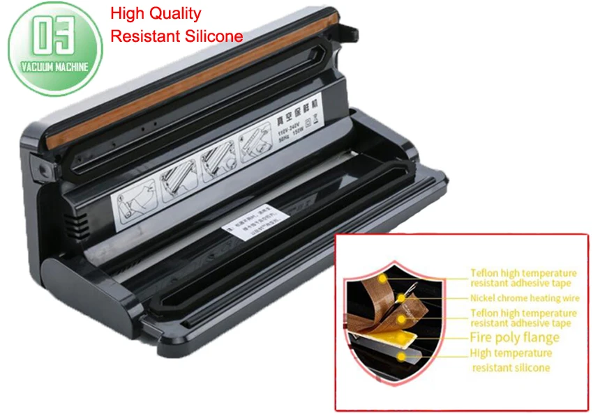 Вакуумная упаковочная машина упаковщик вакуумный для сохранения сухих и влажных