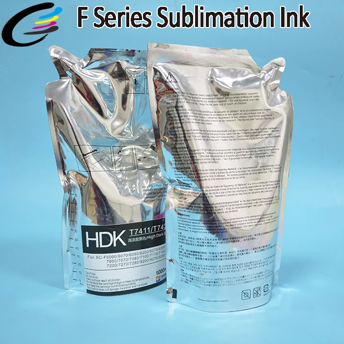 

1000ML Dye Sublimation Ink Bag for Epson 6000 F6070 F7000 F7070