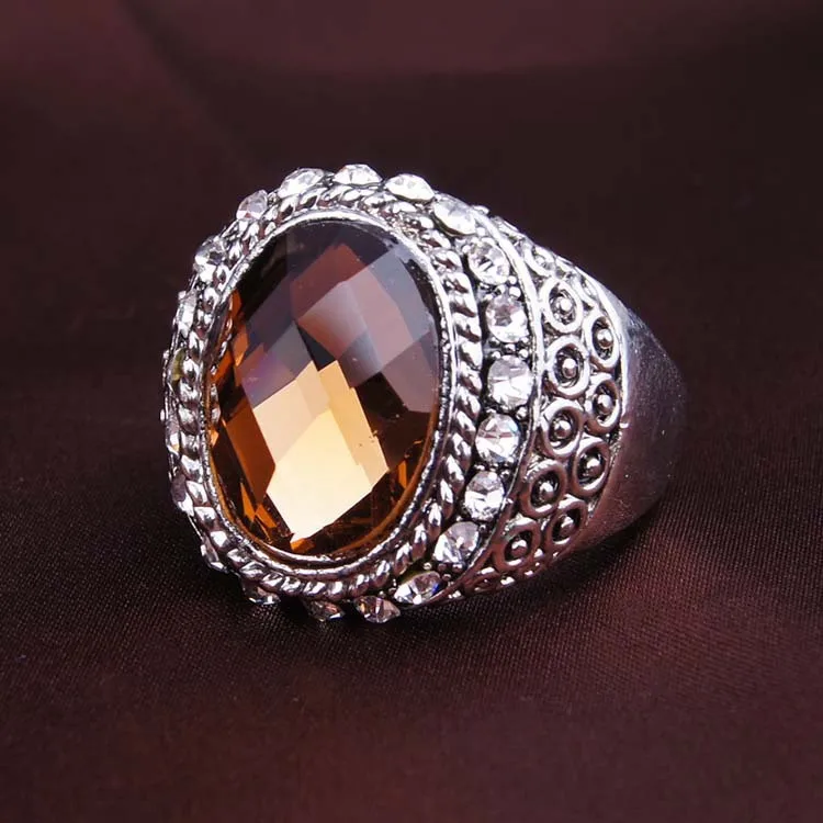 wholesale Cute Vintage emerald Crystal ring for Women Fancy JewelryAnd Green Cheap JewelryGold Plated Rings New Sale Hot | Украшения и