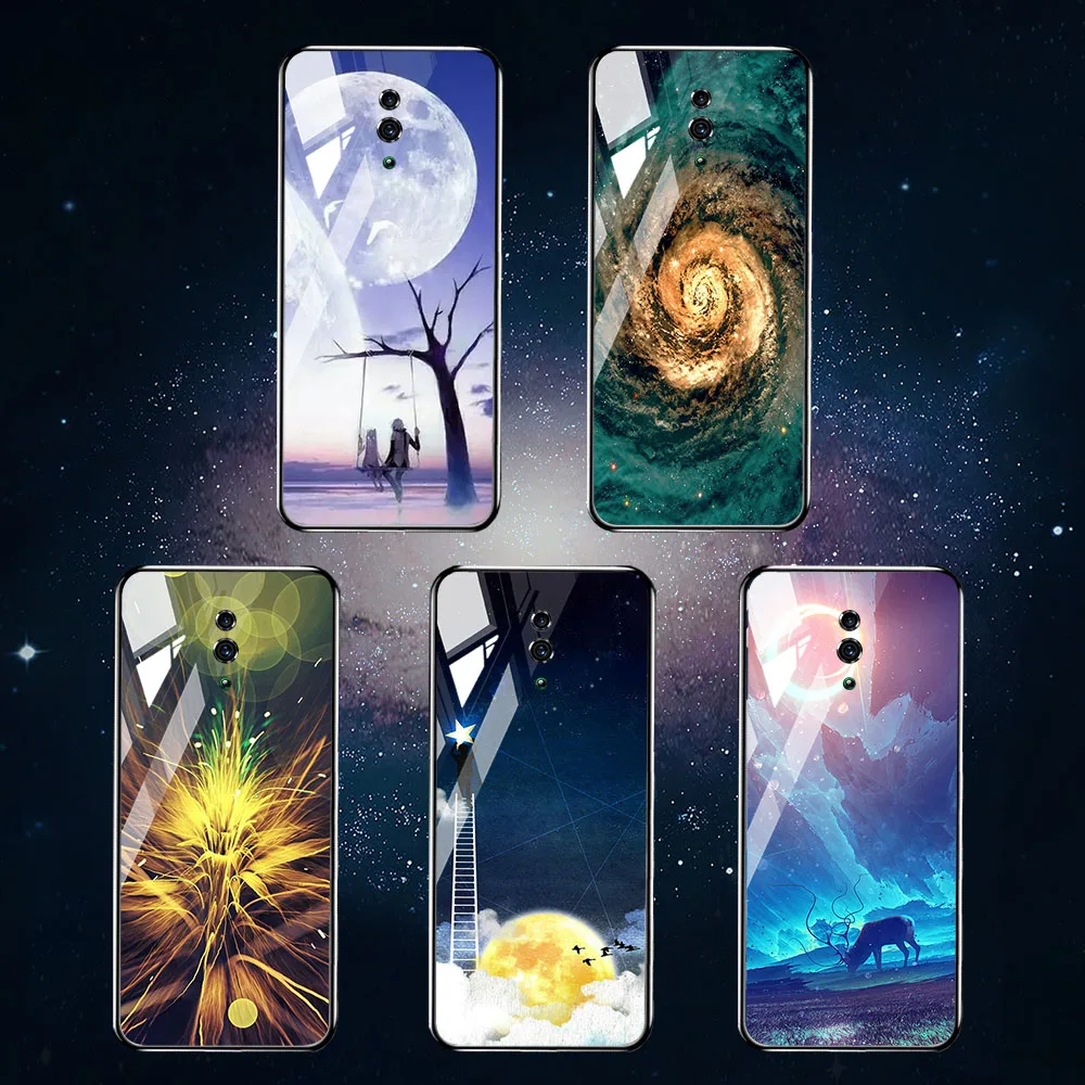 3D DIY чехол из закаленного стекла для OPPO Realme X2 Pro 5 3 XT чехол силиконовый чехол OPPO F11 Pro Q X Lite 2 A5 A3s Reno Ace чехол s Coque