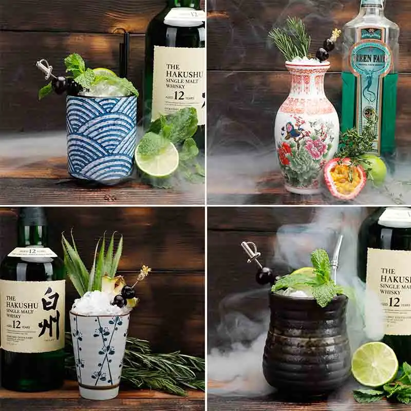 Гавайские кружки Tiki Коктейльная чашка пивная кружка для напитков вина