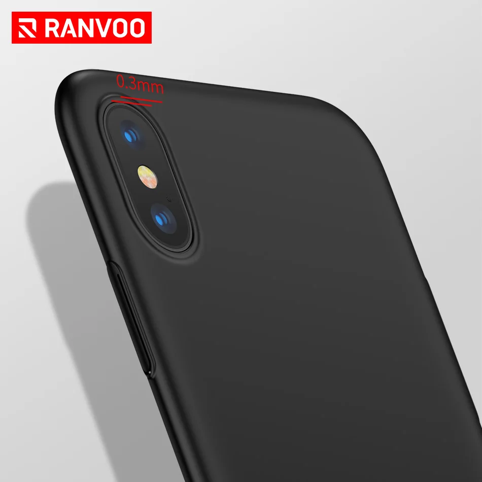 RANVOO Case for iPhone X Ultra Thin Hard PC Phone Cases Micro Matte Plating Process No Fingerprint Cover | Мобильные телефоны и