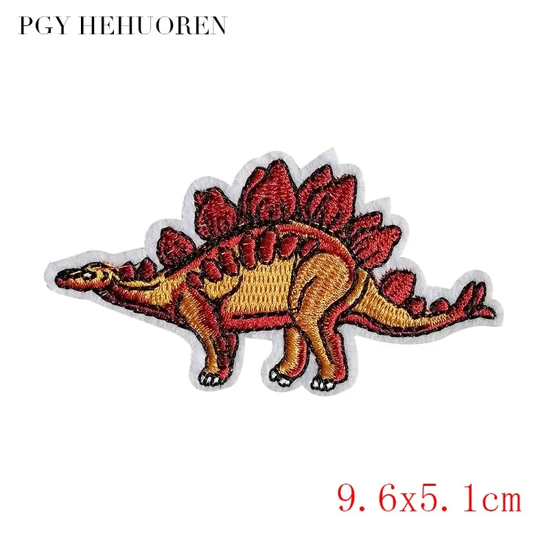 Cartoon Dinosaur Jurassic Park Patch Embroidered Ironing Stickers Patches For Clothes Iron On Movies Parches Anime Decor |