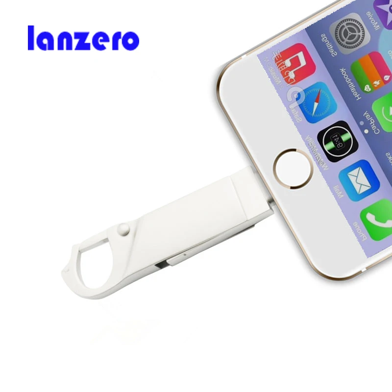 Я флэш накопитель 16 г 32 ГБ 64 Micro USB Lightning/флэш usb otg для iPhone 5/5S/5C/6/6 S Plus/IPad/iPhone 7