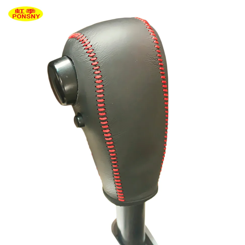 Чехол для руля автомобиля PONSNY из натуральной кожи черный чехол KIA Cerato 2005-2012 |