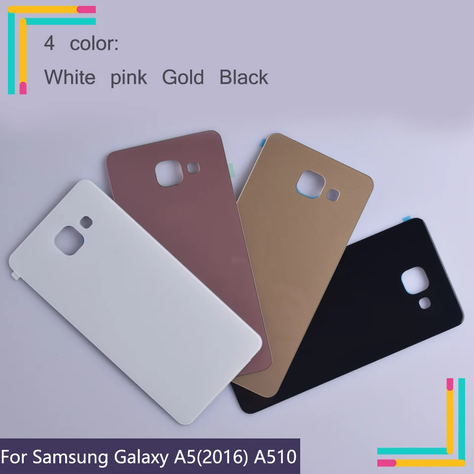Задняя дверь корпус для Samsung A5 2016 Galaxy A510 A510F A5100 задняя крышка батарейный Корпус 3D