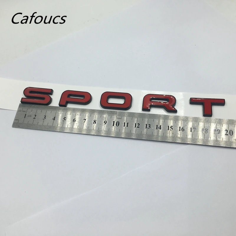 Cafoucs для Land Rover Range Sport Tailgate письма багажник крышка багажника значок металлическая