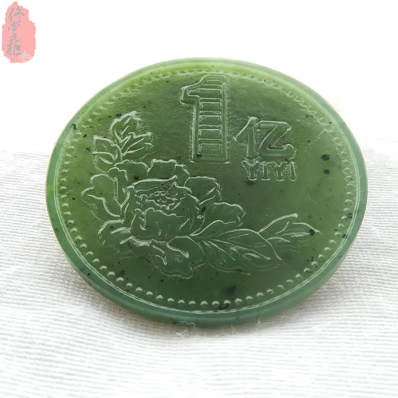 Подвеска из нефрита Xinjiang Hetian jade jasper 100 миллионов юаней|Ювелирные шармы| |