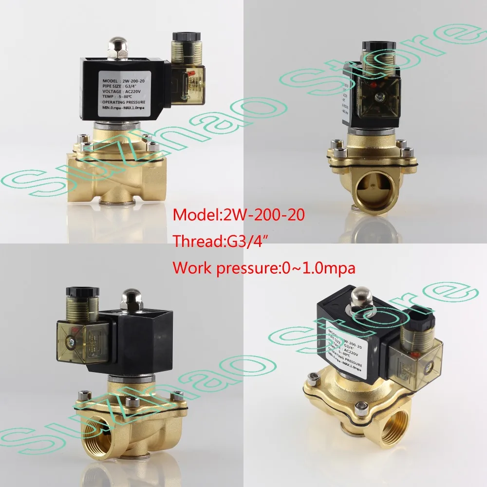 AC 220 V электромагнитный винт, DC 24 V Электрический воздушные клапаны, 12 V G1/" 3/4" " до 2" клапан для горячей воды воздуха на дизельном топливе, керосине внутренний