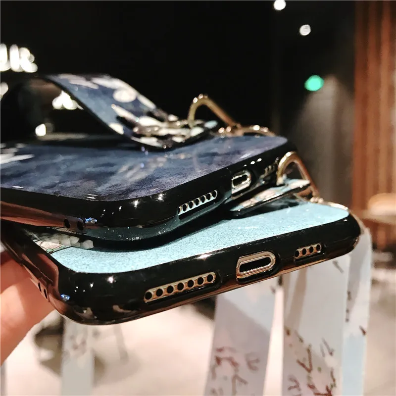 Ремешок на запястье Держатель подставка чехол для Samsung Galaxy A5 A6 A6S A8S A7 A750 A8 Plus A9 Star