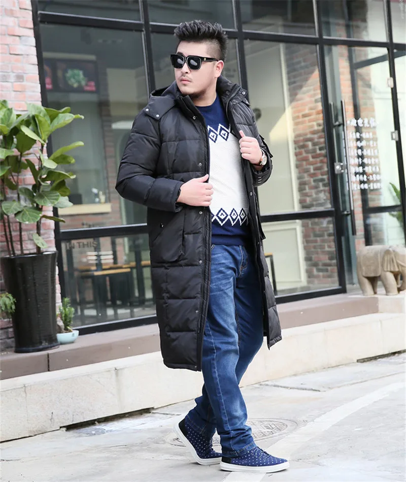 TEAEGG, зимнее пальто, мужской пуховик, 5XL, 6XL, 7XL, 8XL, белый утиный пух, куртка для мужчин,, Chaqueta, Pluma Hombre, теплые парки, AL273