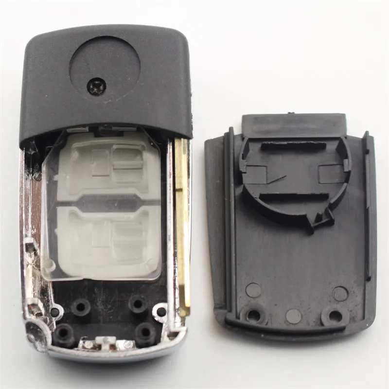 XIEAILI OEM 2 кнопки модифицированный Флип ключ чехол для hyundai Santafe/Trajet XG/Terracan/Avante XD с держателем батареи S161
