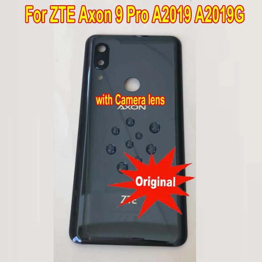 Оригинальный чехол для ZTE Axon 9 Pro A2019 с полным аккумулятором задняя дверь корпус