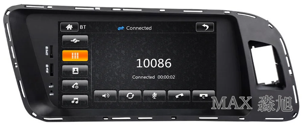 MAX автомобильный Радио gps навигационная система для Audi Q5 Bluetooth Вызов/Музыка бесплатные карты рулевое колесо управление