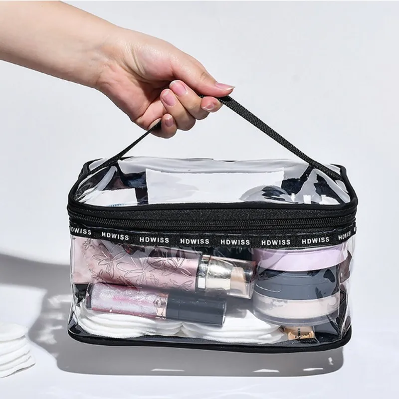 3 шт. прозрачная сумка из пвх дорожный органайзер косметичка чехол для красоты