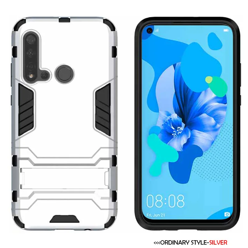 C1-Silver Чехол для huawei P30 mate 30 20 10 9 20X Pro P20 Lite Гибридный противоударный защитный силиконовый чехол для телефона - Цвет: C1-Silver