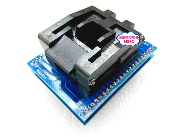 Бесплатная доставка новинка 100% высококачественный адаптер TQFP44 к DIP44 / LQFP44 разъем