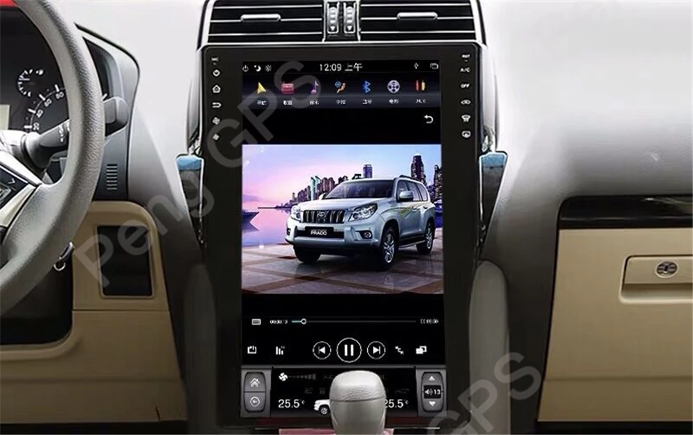 4G+ 64G Android 8,1 Автомобильный gps навигатор для Toyota Land Cruiser 150 Prado ips экран 6 ядерный In-dash Carplay dvd-плеер