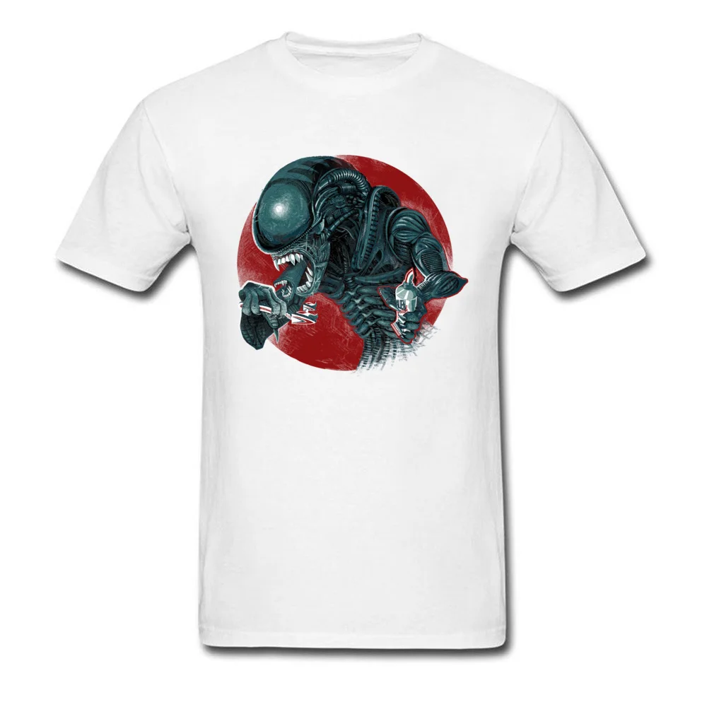 Стимпанк футболка Alien Fresh топы мужская хлопковая одежда с круглым вырезом 3D