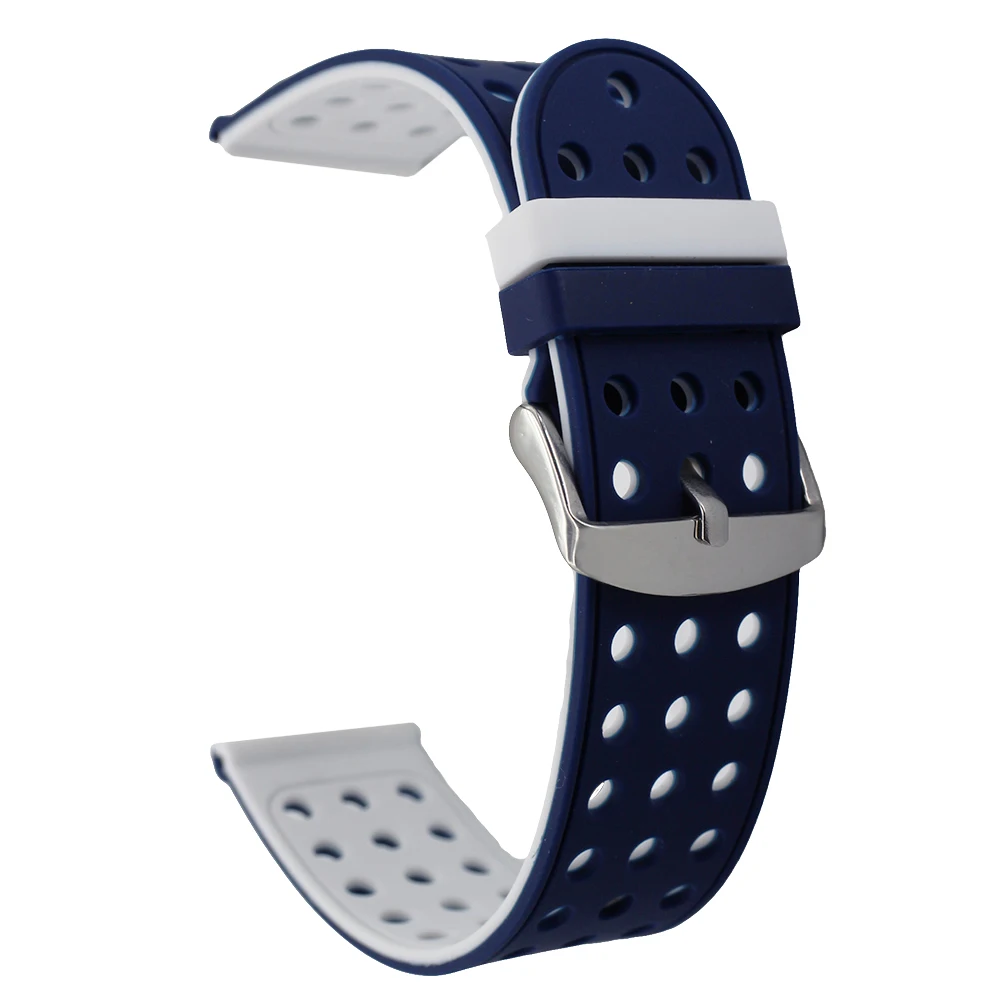 Silicone Rubber Watch Band 18mm for Withings Activite / Steel / Pop Strap Wrist Loop Belt Bracelet Black Blue Red Grey Pink