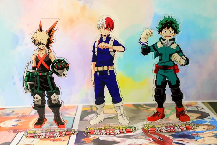 Huong новый аниме My Hero academic Midoriya Izuku Bakugo Katsuki Todoroki Shoto модель игрушки коллекционные