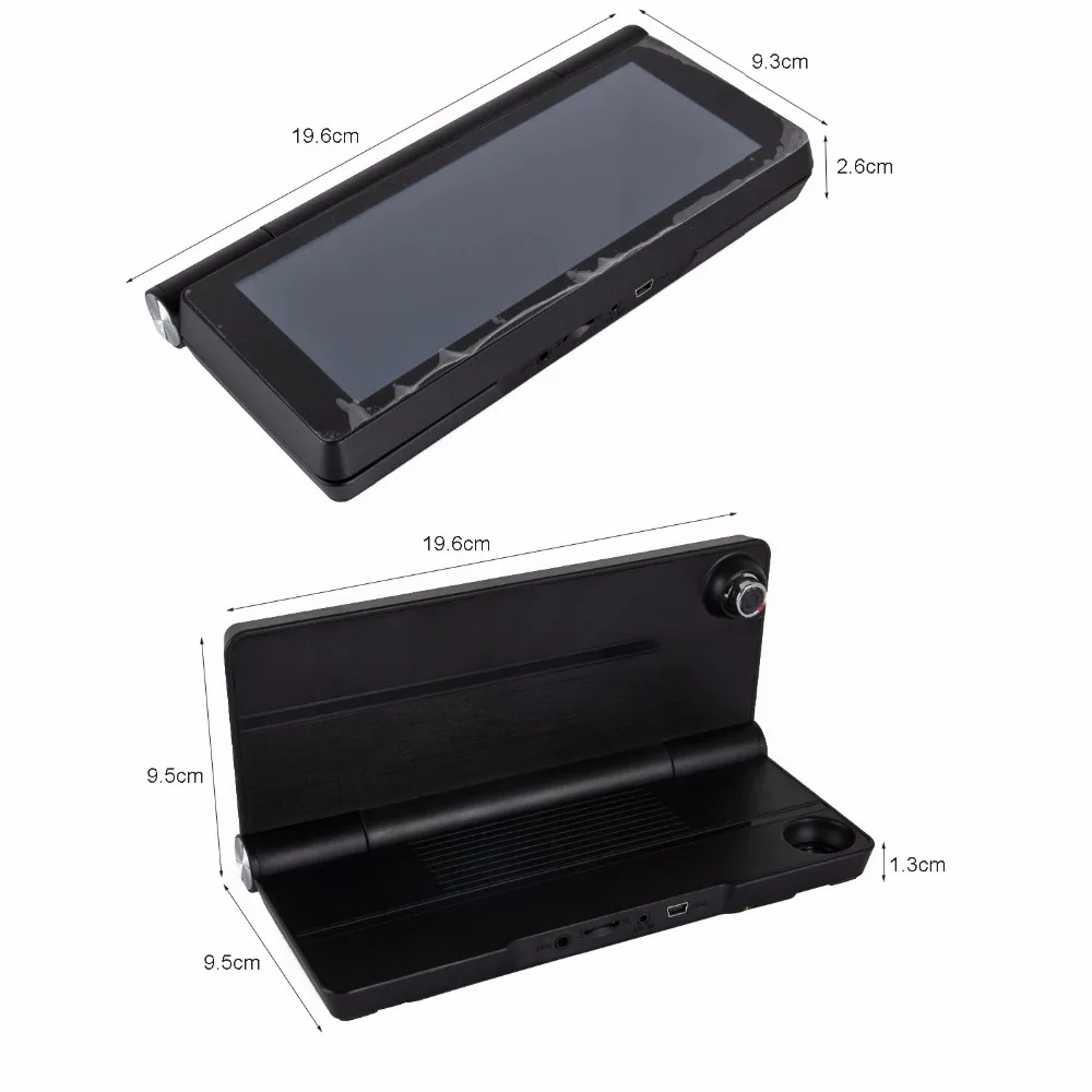 7 &quotавтомобильный dvr gps навигация Android двойная камера WiFi умная видеокамера Видео