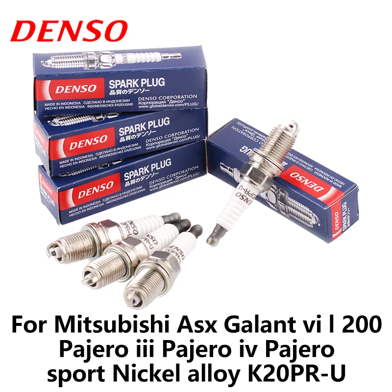 4 шт./компл. лентам кампании DENSO свечи зажигания автомобиля для Mitsubishi Asx Galant vi l 200